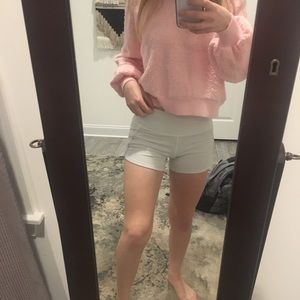 Lululemon size 2 White Speed shorts
